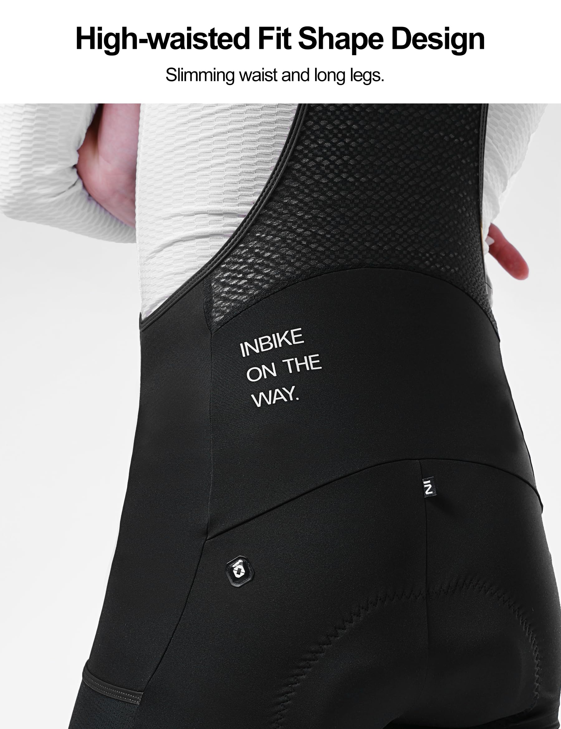 INBIKE Pantaloni Ciclismo Uomo Invernale con Tasche Pantaloni Bici con Fondello di Pile Pantaloni Lunghi MTB Abbigliamento Ciclismo Termico in Gel 3D Antishock Riflettente