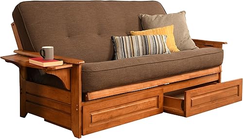 Miniatura 3 de Kodiak Furniture Phoenix - Juego de futón, Madera, Colchón Marmont Thunder