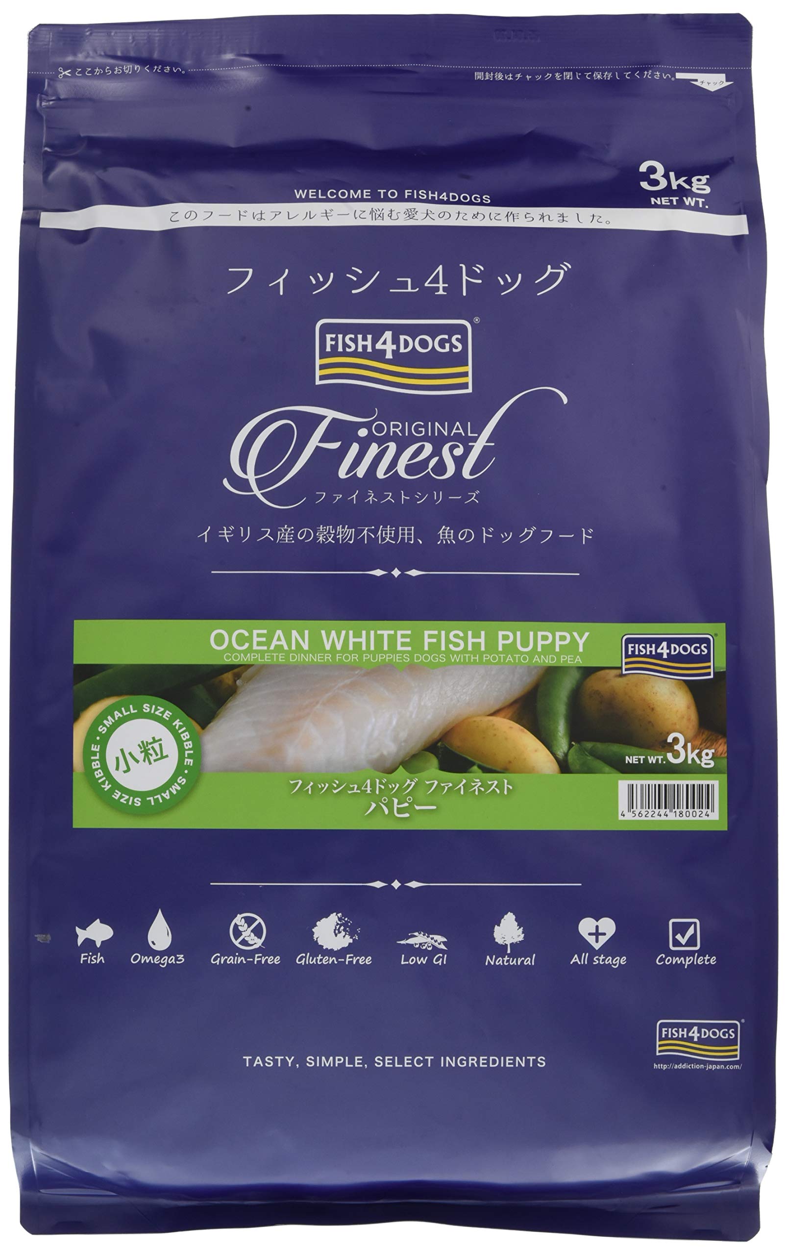 Amazon.co.jp: フィッシュ4ドッグ ドッグフード コンプリートパピー