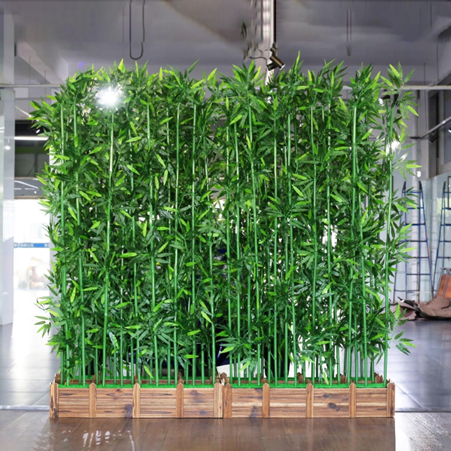 Greenery Wall Artificial Fence Plants, Indoor Outdoor