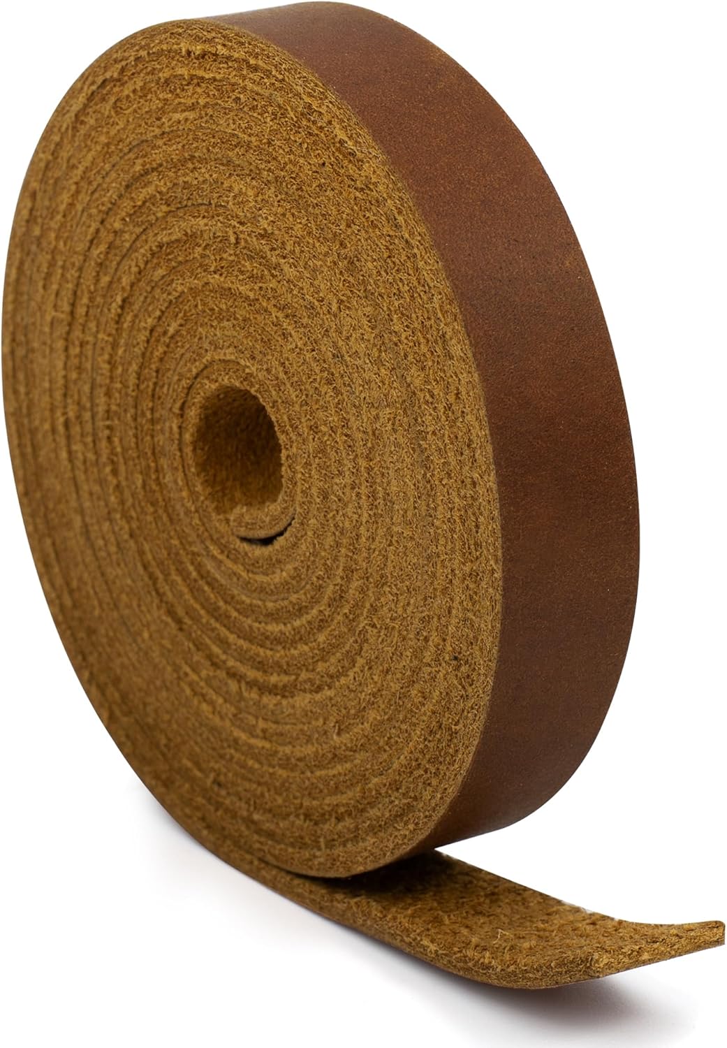 Flat Leather Strap for Crafts, 2 MM Thickness Full Grain Leather Strip for DIY Art & Craft Projects - 1/2 Inch Wide 72.5 Inches Long Brown