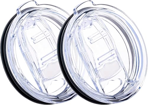2 Pack 20 oz Tumbler Lid Replacement for YETI, SUNWILL, WETOWETO