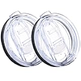 2 Pack 20oz Tumbler Lid, Replacement Tumbler Lid for 20oz YETI, SUNWILL, WETOWETO and More, Splash Resistant Lids, Covers for 20oz Tumbler, Cup