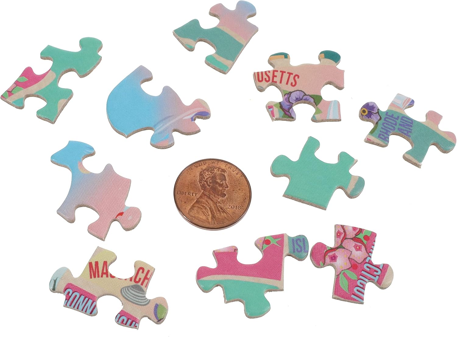 TDC Games US Map Puzzle Great American Roadtrip with Individual States, 1000 Piece Jigsaw Puzzle for Kids and Adults, Large America Shaped Educational Puzzle, Challenging Puzzle Map of USA