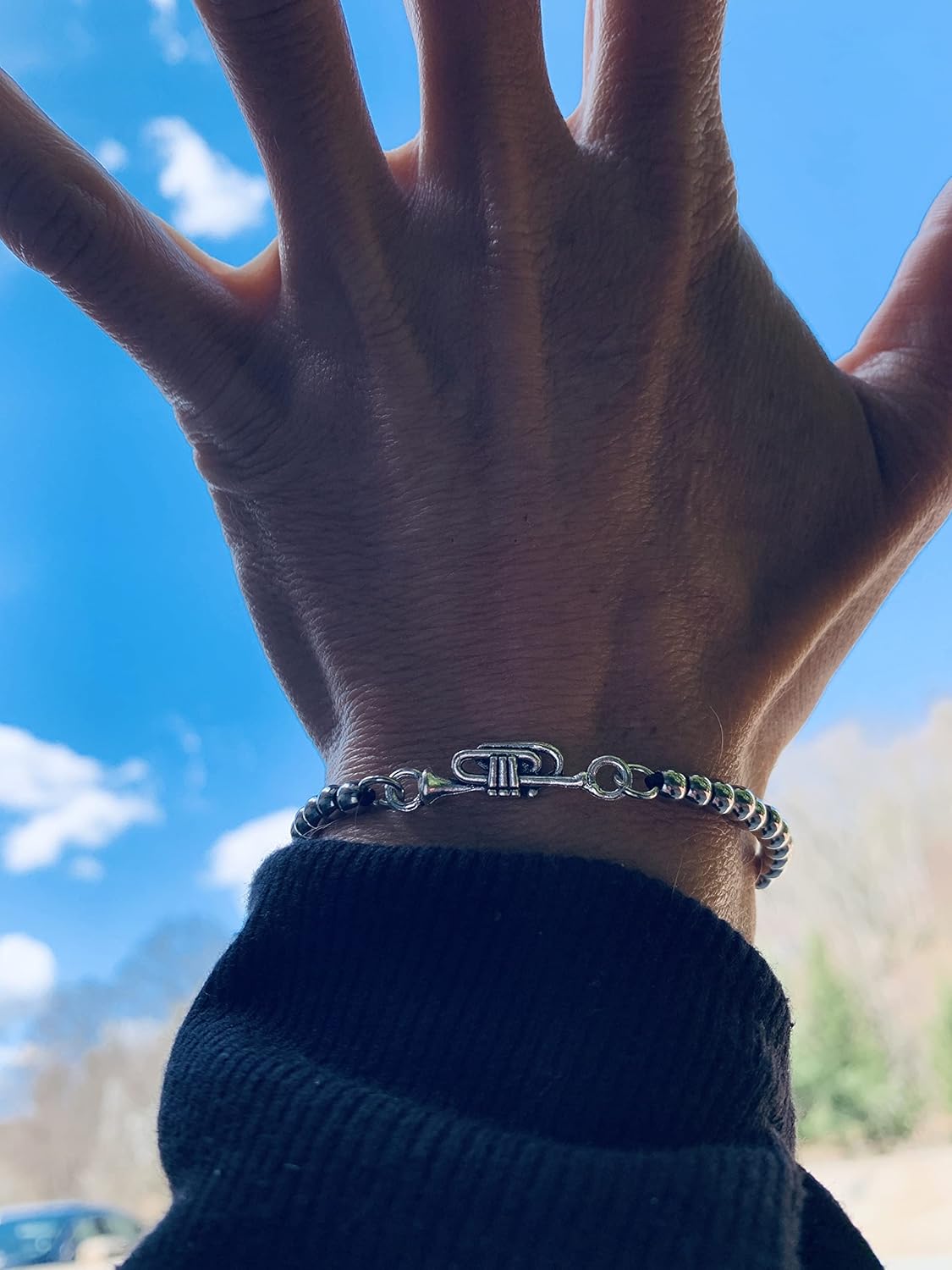 Sportybella Trumpet Charm Bracelet for Musicians – Adjustable Beaded Music Jewelry Gift for Band Students, Marching Band, Concert Performers & Music Lovers - Image 5