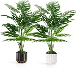 Der Rose Fake Plants Tall 28'' Artificial Plants for Living Room Home House Decor Indoor