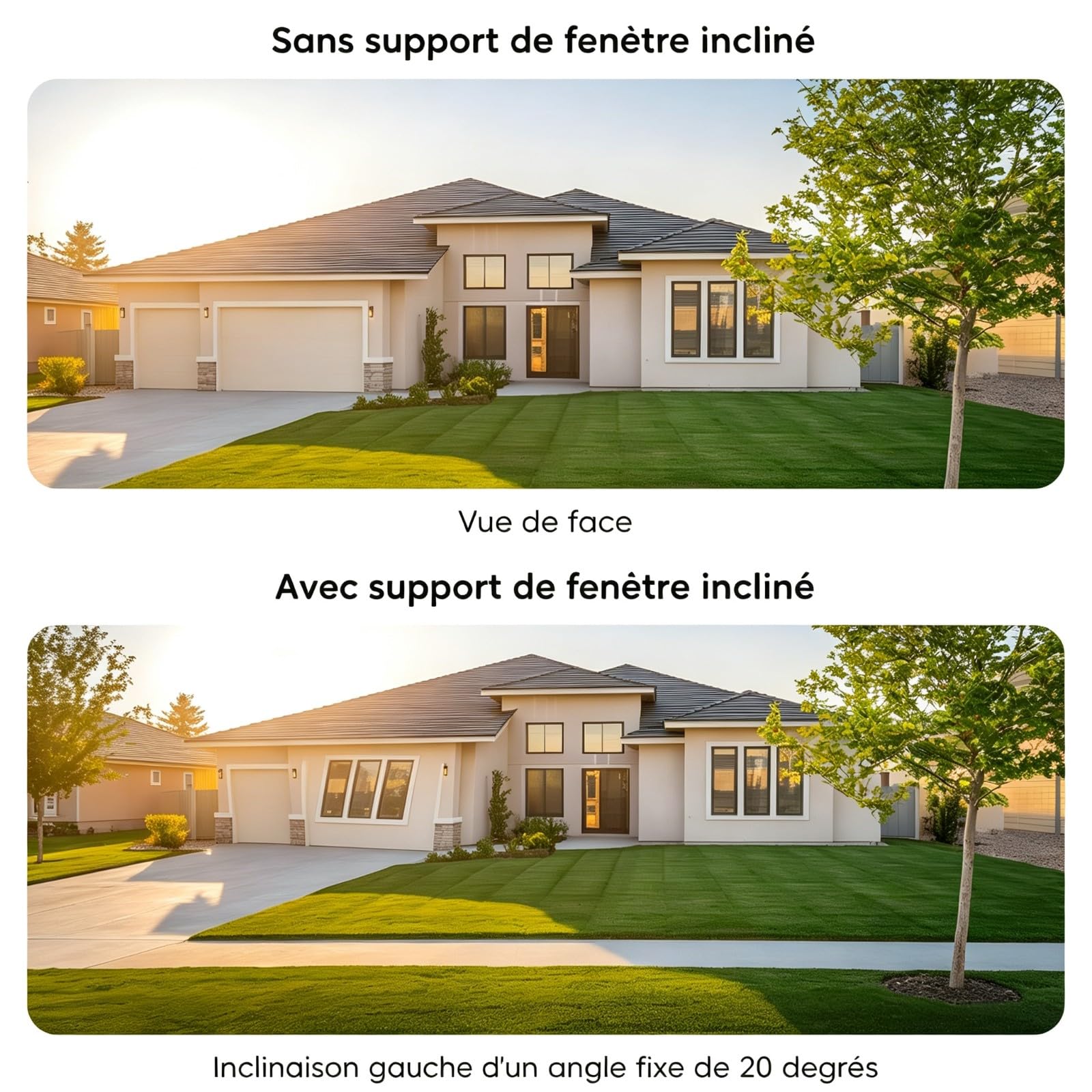 ANYQOO 2 Paquet Caméra sans Fil Interieur 3MP 2K, Surveillance Intérieur Vision Nocturne Couleur IA, Détection Mouvement, WiFi 2.4/5GHz, Enregistrement 24/7, Installation Facile pour Fenêtre