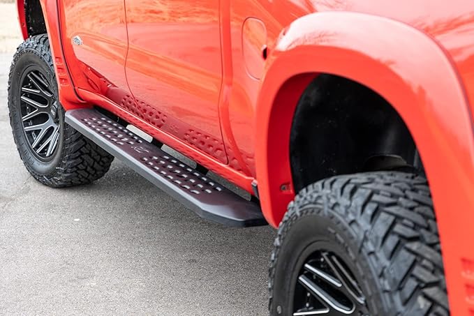 Rough Country Estribos RPT2 para Chevy Silverado & GMC Sierra 2019-2025 Crew Cab miniatura 10