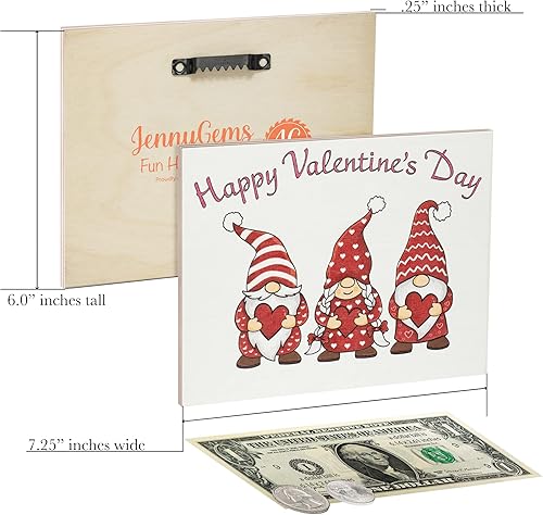 Vista 17 de JennyGems Decoración del día de San Valentín, letrero de madera de Cupid's Sweetheart Cafe, 7.25 x 6 pulgadas, decoración para colgar en la pared