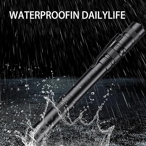 Miniatura 4 de Linternas para bolígrafos, linterna de bolsillo pequeño con clip, fuente de luz compacta y conveniente para uso diario