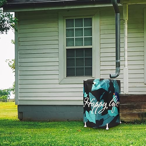 Miniatura 2 de KMJETNIVY Sistema de recolección de agua de lluvia plegable anticolapso de 1.76oz, tanque de almacenamiento de agua portátil, atrapasueños de jardín