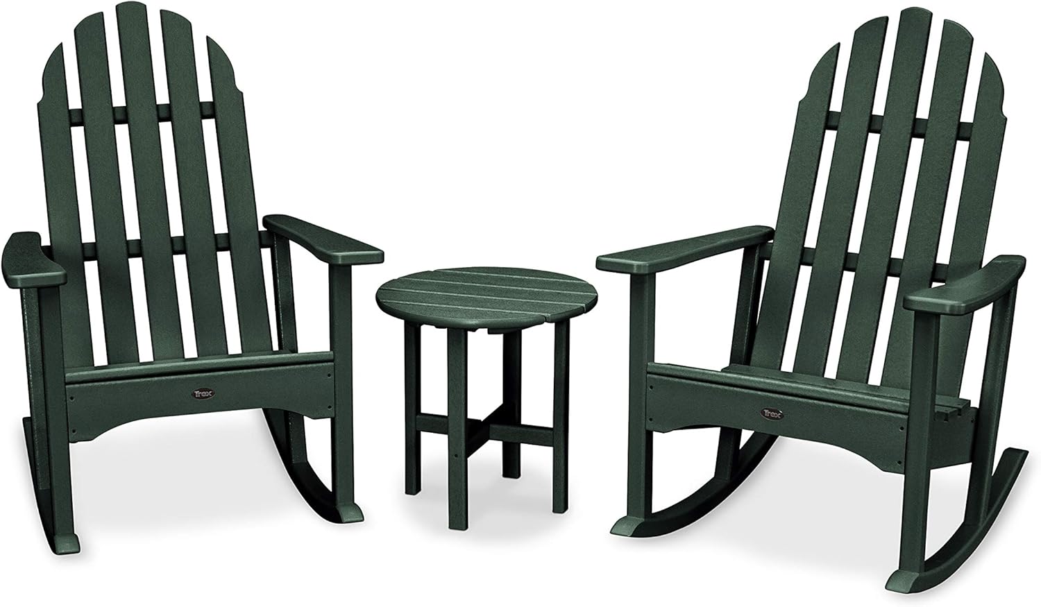 Trex Outdoor Furniture Cape Cod 3Piece Adirondack Rocking