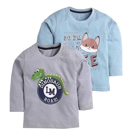 Toonyport Kids T-Shirt Set | Best Combo Sets Outfits for Infant, Toddler | Up to Age 2 Year to 12 Yrs Kids
