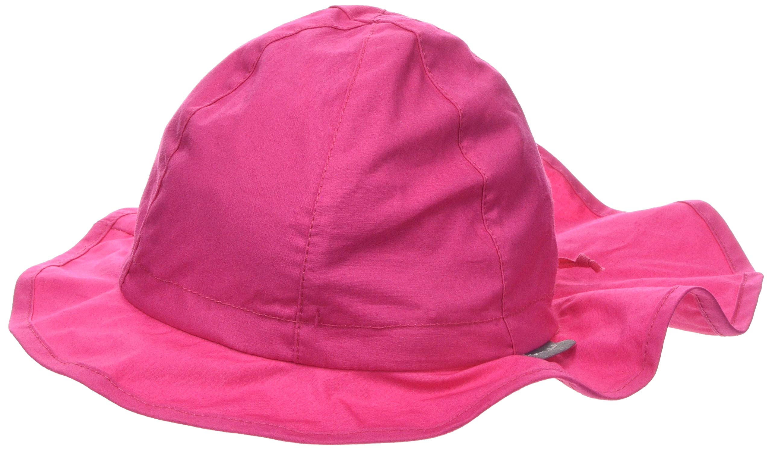 Sterntaler Sonnenhut - Unisex Sommerhut - UV-Schutz 50+ Mütze mit breiter Krempe und Größenregulierung - Nackenschutz - Bindebänder - Baby und Kinder Kopfbedeckung aus Popeline (Bio)