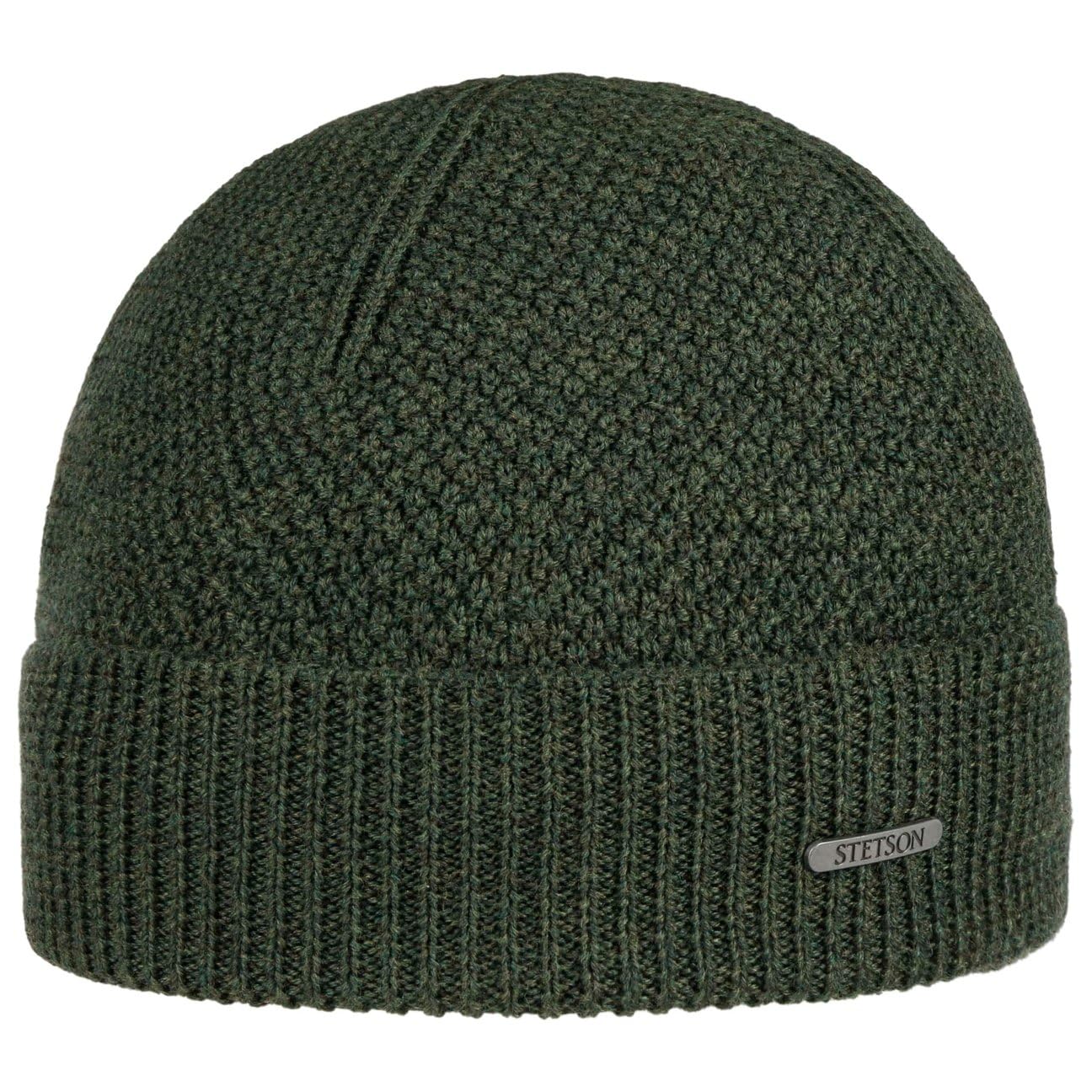 Stetson Rodrick Bonnet Maille Laine Merinos Fabrique en Italie Unisexe Automne Hiver