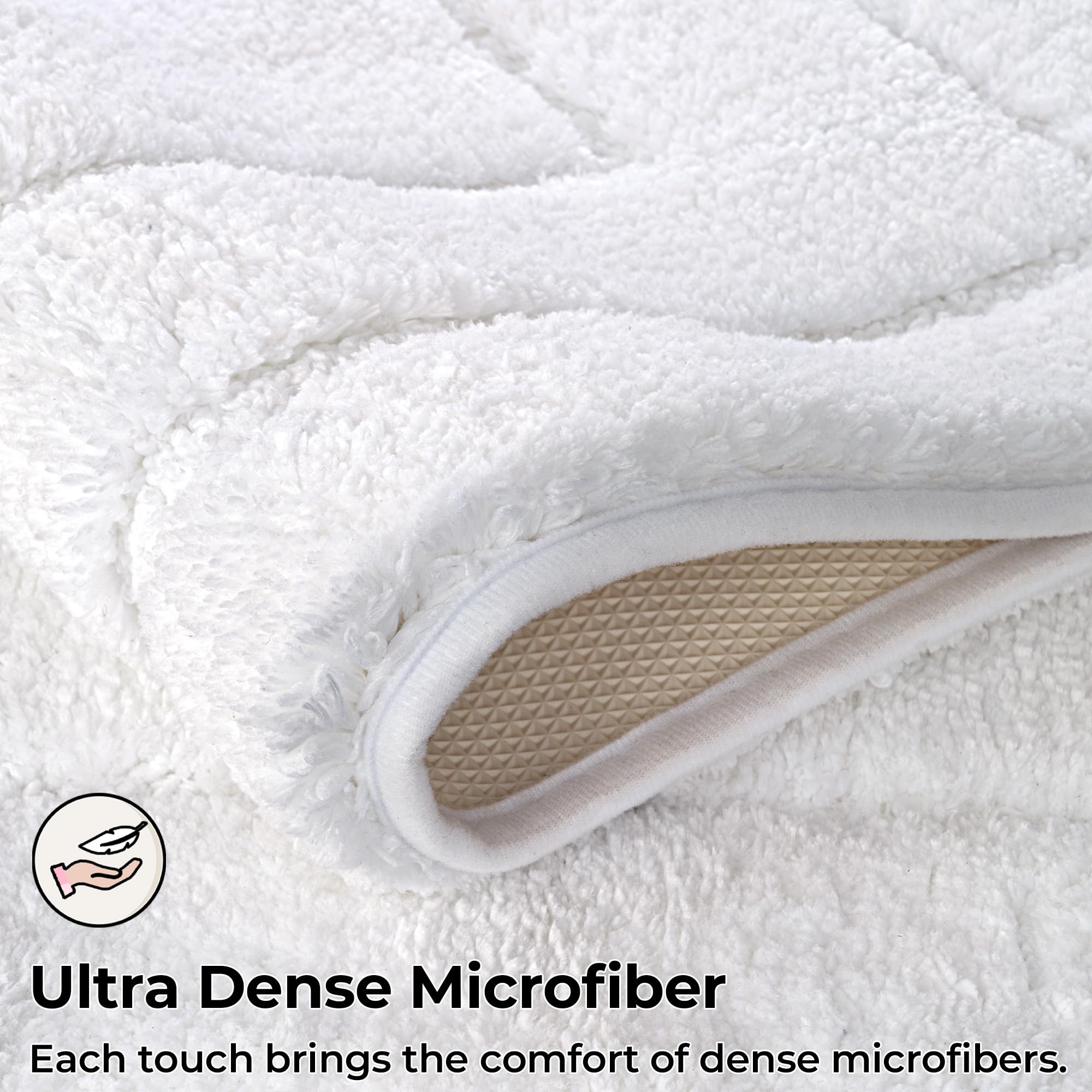 GRANNY SAYS Large Bathroom Mat 60 x 90 cm, Non-Slip Bath Rug, Super Absorbent Bath Mats, Extra Soft Bathroom Matt - Image 2