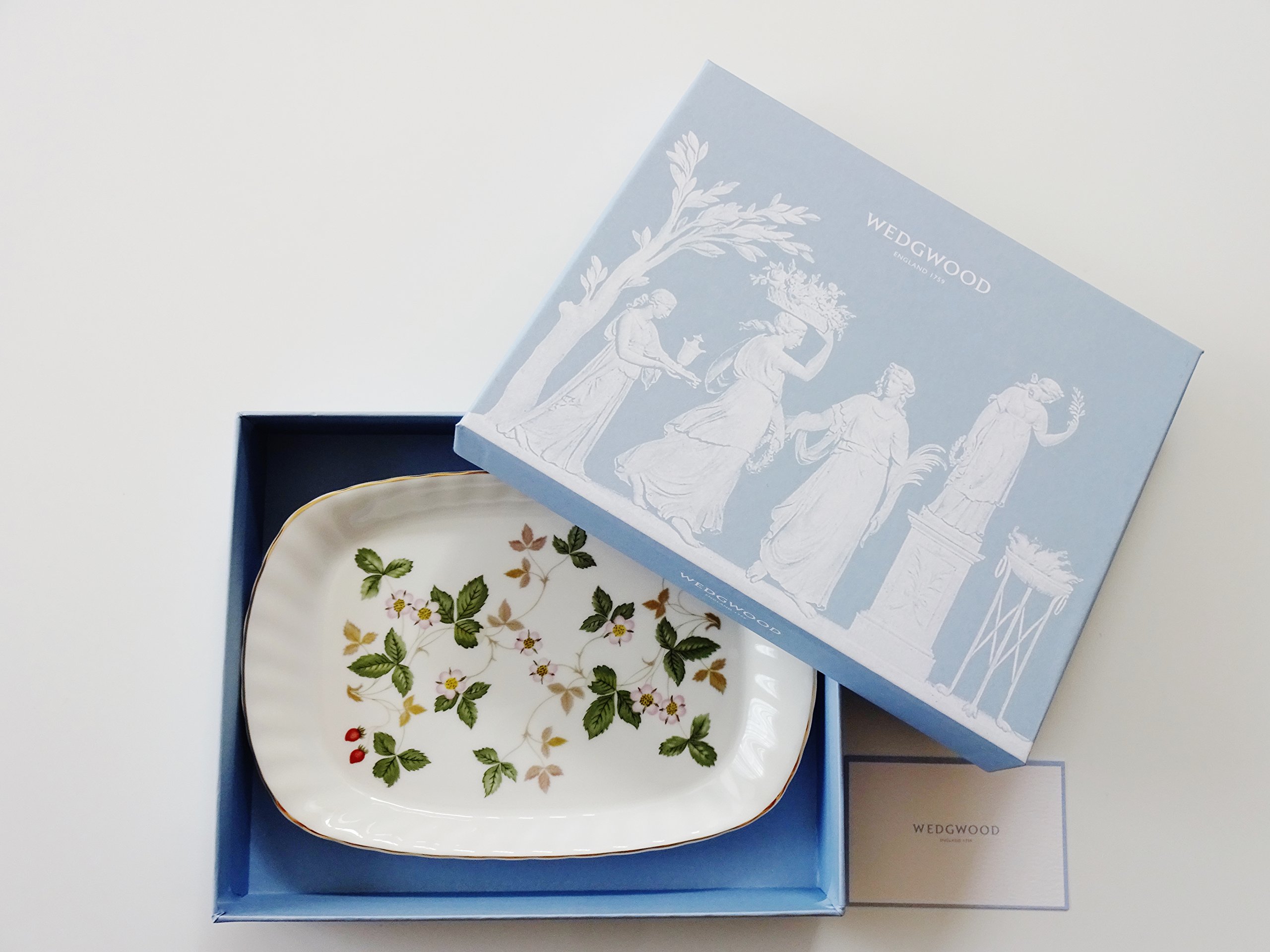 ウェッジウッド ワイルドストロベリー フルリムプレート 5枚 ストロベリー ブルーム インディゴ スモールプレート 5枚セット