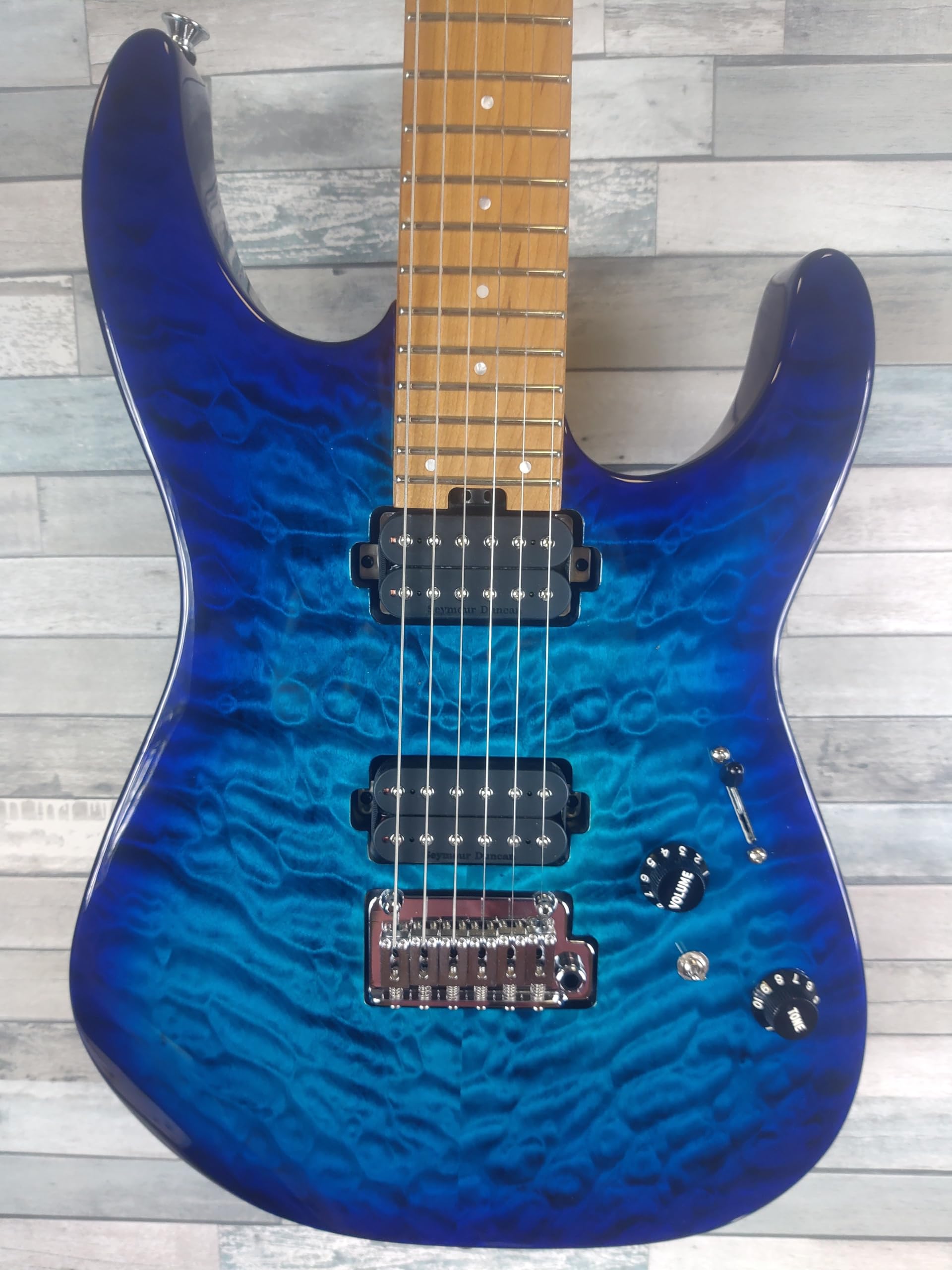 ギター CHARVEL Pro-Mod DK24 HH 2PT Blue Charvel Pro-Mod DK24 HH 2PT Electric Guitar - Chlorine Burst