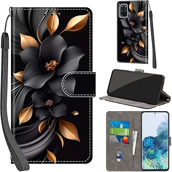 Mobile Phone Case for Samsung Galaxy S20 Plus Cases Premium Leather Case Foldable Wallet Magnetic Card Slot Stand Function Pr