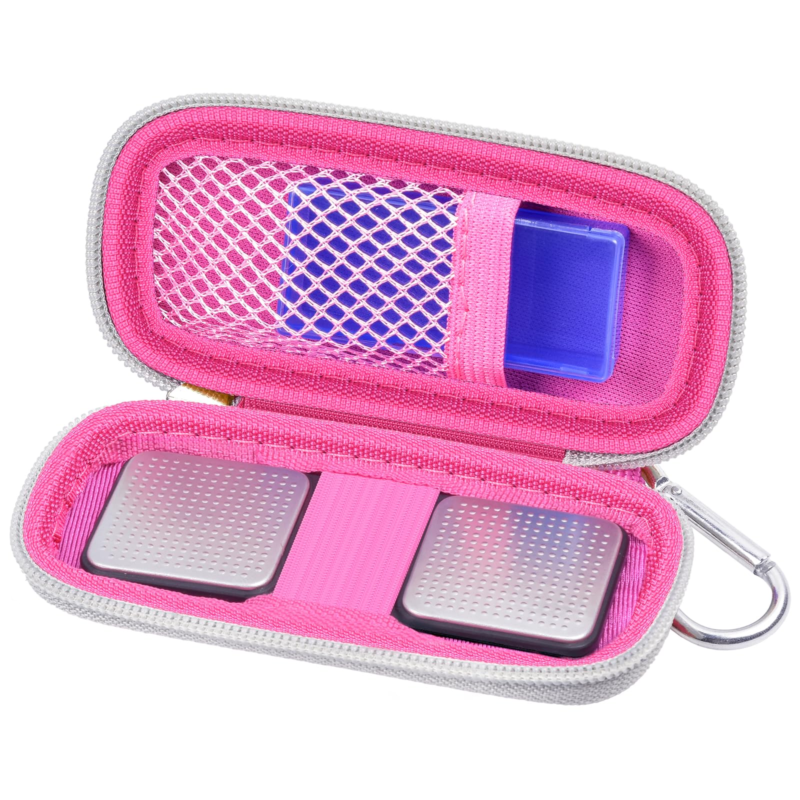 Heart Monitor Case Compatible with AliveCor Kardia Mobile ECG/for KardiaMobile 6L for Apple and Android Device - CASE ONLY (Rose Red)