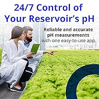 Vista 2 de Controlador de pH Bluelab Wi-Fi con monitoreo del reservorio 24/7 para pH con dosificación automatizada de nutrientes, integración Edenic, sondas