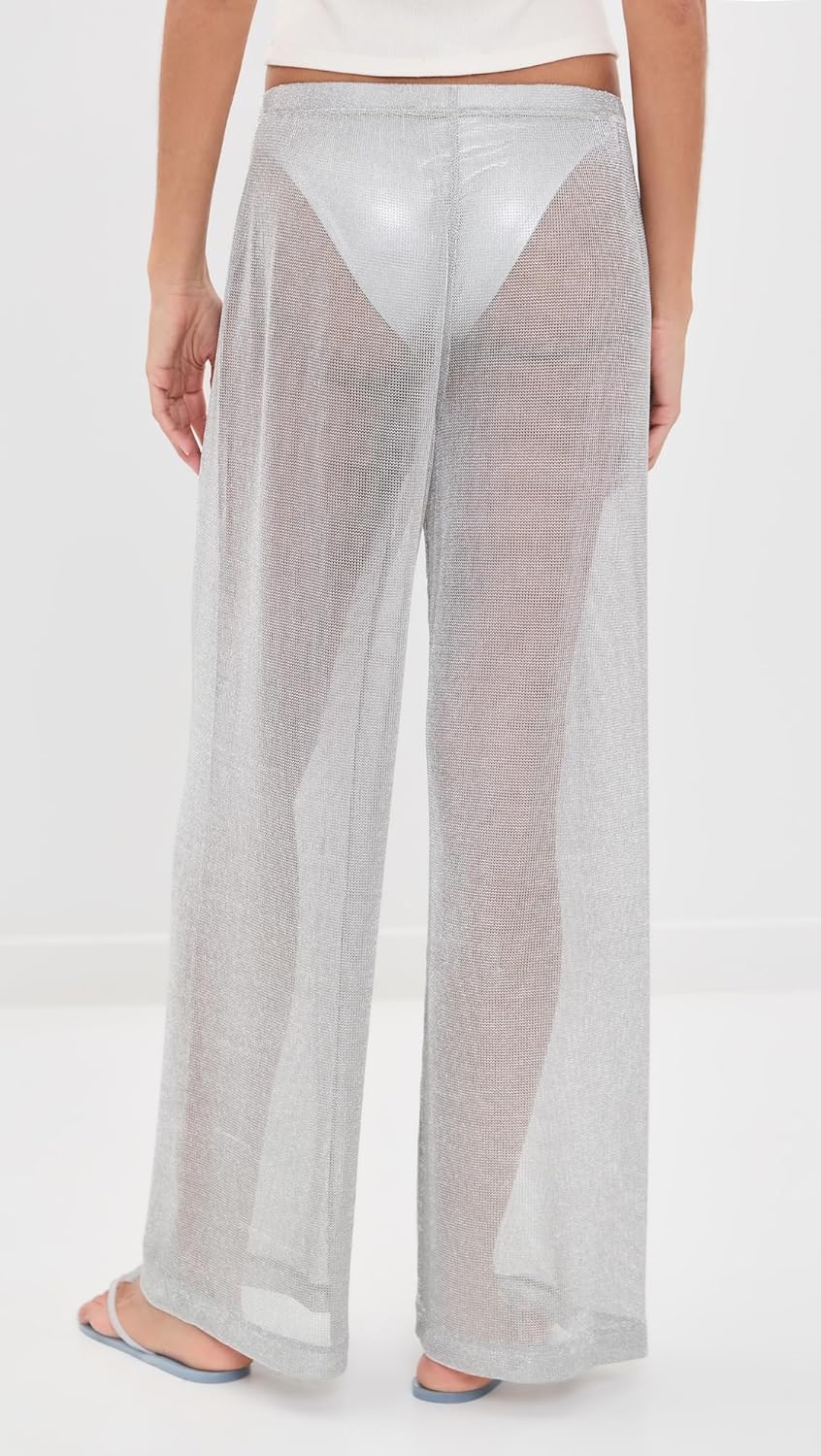 STAUD Women's Ali Metallic Pants