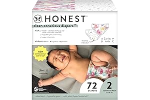 Clean & Conscious Diapers Size 2: For Babies 12 to 18 Pounds