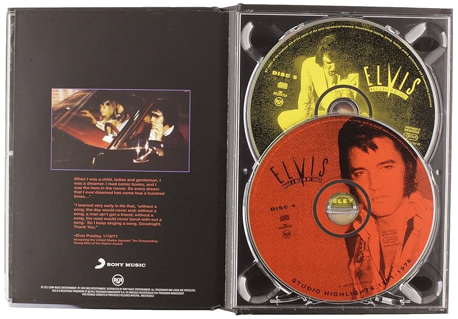 米5discs CD Presley, Elvis Walk a Mile in My Shoes: The Essential 70s Masters  07863666702  /00940 Elvis – Walk A Mile In My Shoes - The Essential 70's Masters