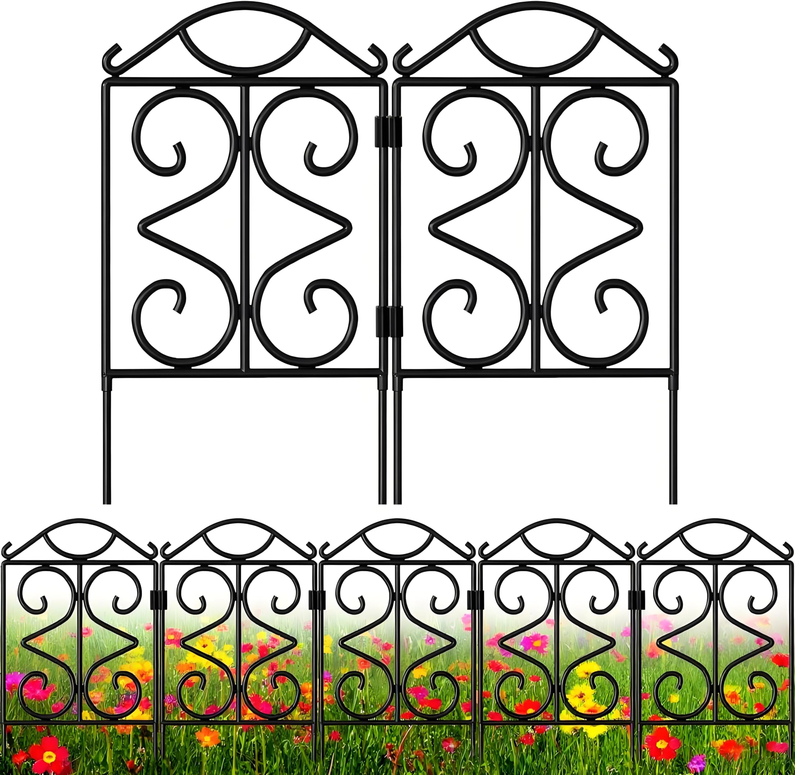 Amagabeli Decorative Garden Fence