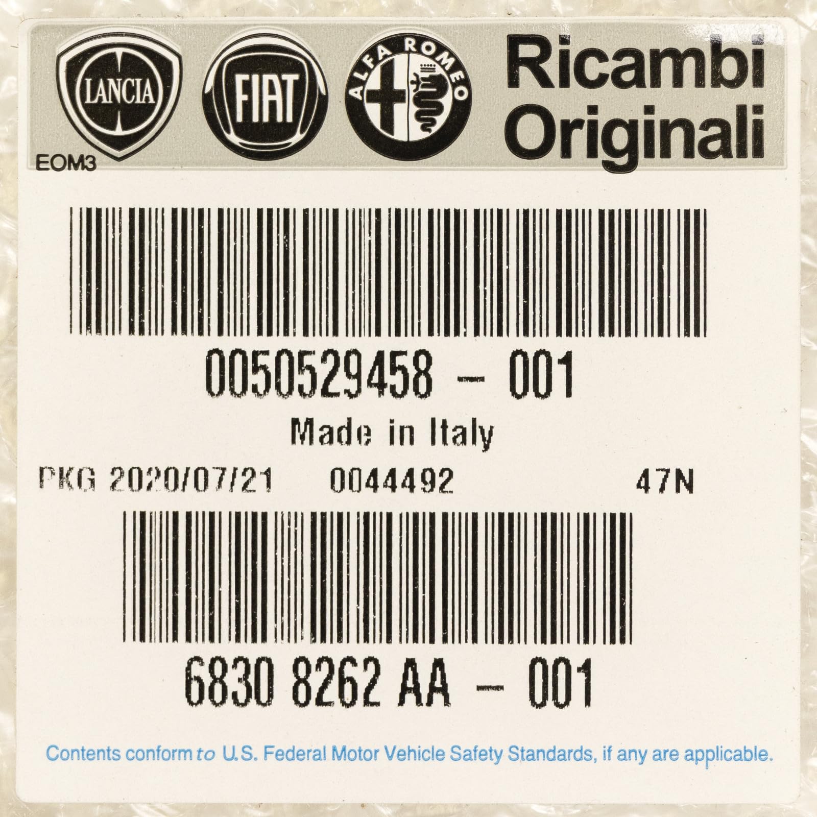 Fiat Copertura per cofano Mito 2013-2018, Nero, Ferro, Front, Automobile, 50529458