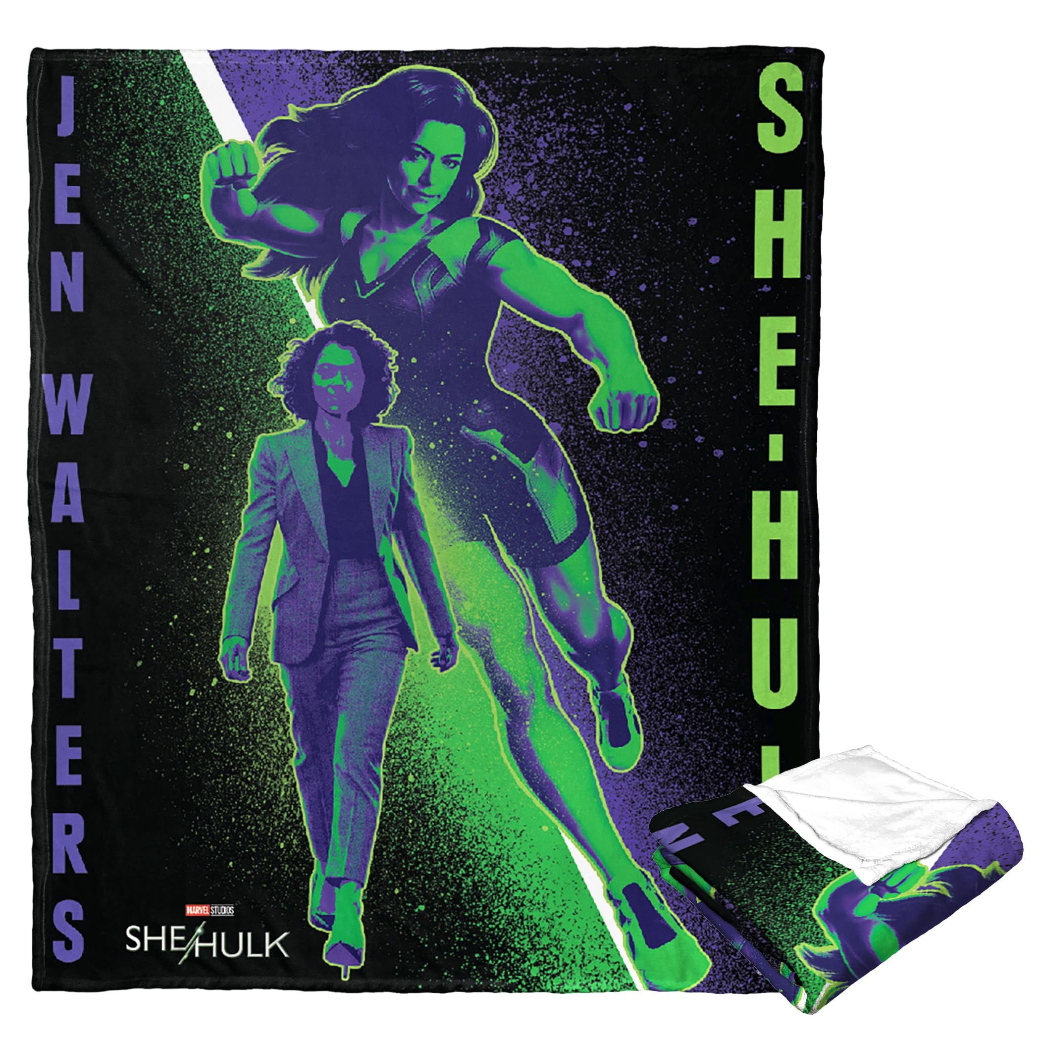 Northwest She-Hulk Silk Touch Throw Blanket, 50" x 60", Two Sides