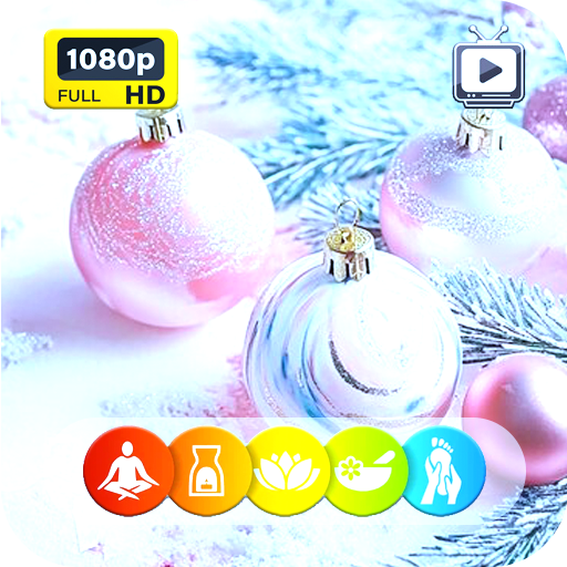 Pastell Frohe Weihnachten Bildschirmschoner