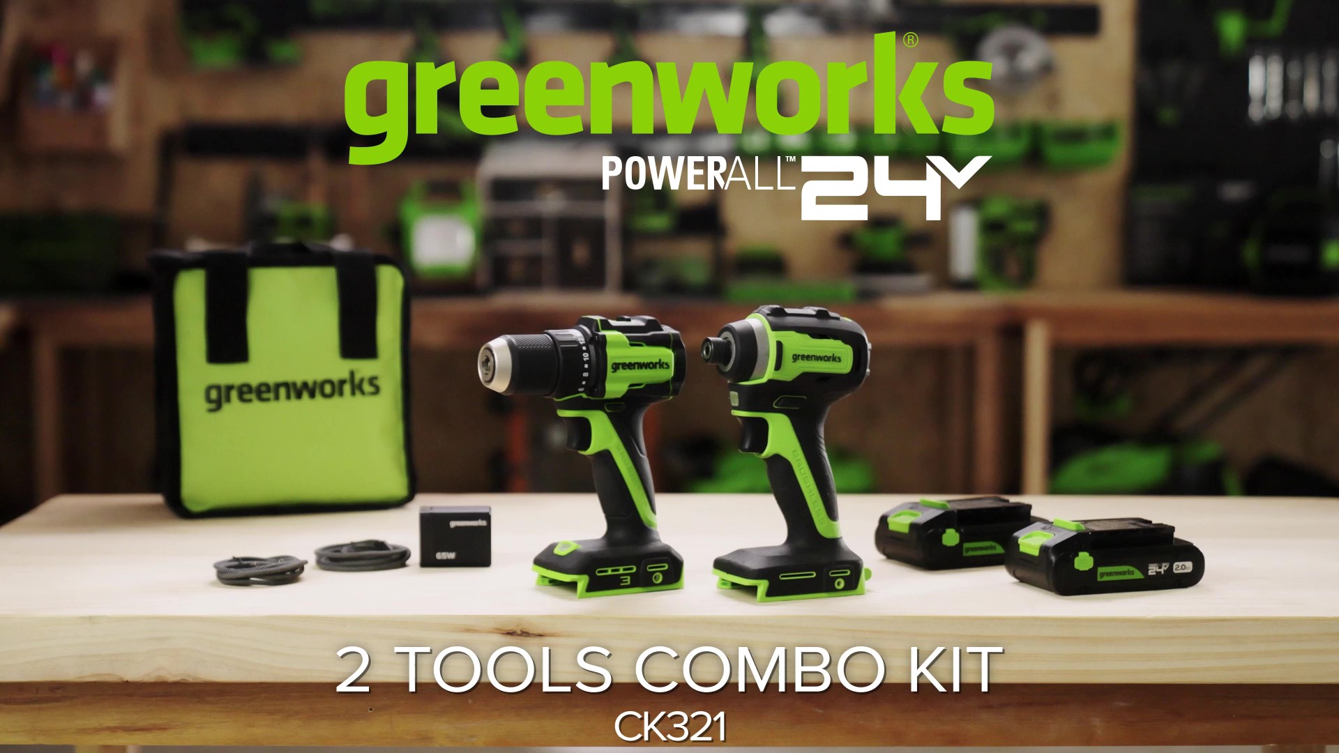 Amazon.com: Greenworks 24V Cordless Brushless 400 in-lbs Drill