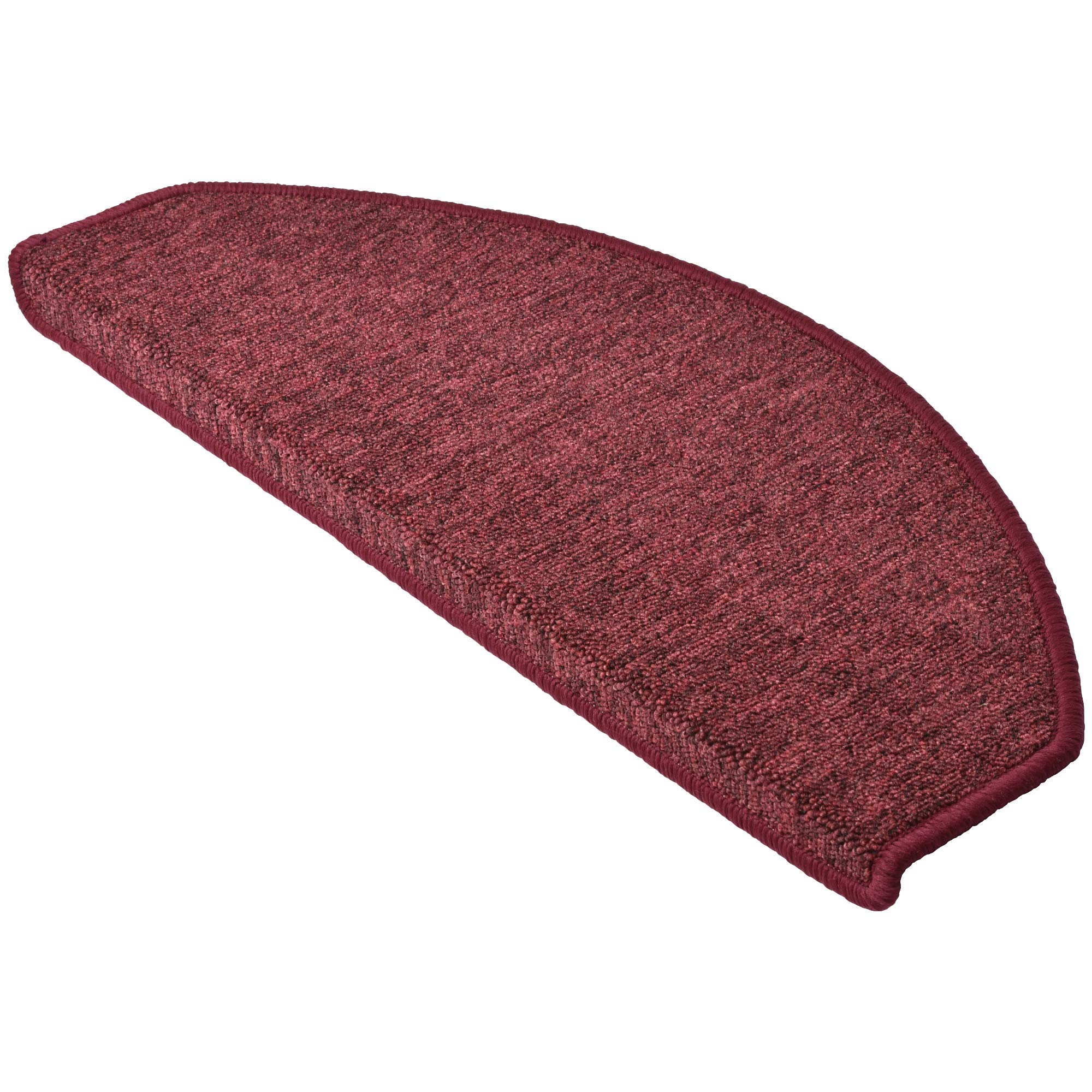Beautissu 15x Anti Slip Stair Carpet Treads Self Adhesive Indoor Round Mats โ image 1