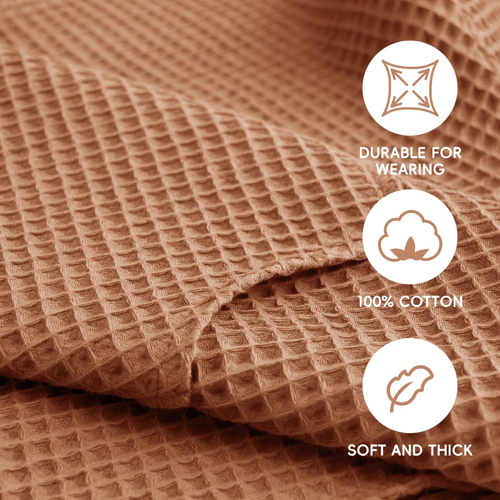 Toalla de playa con capucha para niños, toalla poncho suave para bebés y niños pequeños, toalla ligera de algodón gofre para piscina, baño, playa