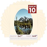 Vista 170 de Tapete de 5 x 7 para fotos de 4 x 6 pulgadas, con apertura de tablero ovalado verde Honeydew precortado, sin ácidos, mate para proteger tus