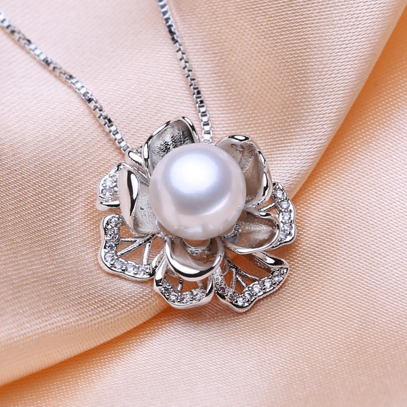 Orecchini Blossom Mini in Argento 925 e perle rosa naturali | Giovanni Raspini