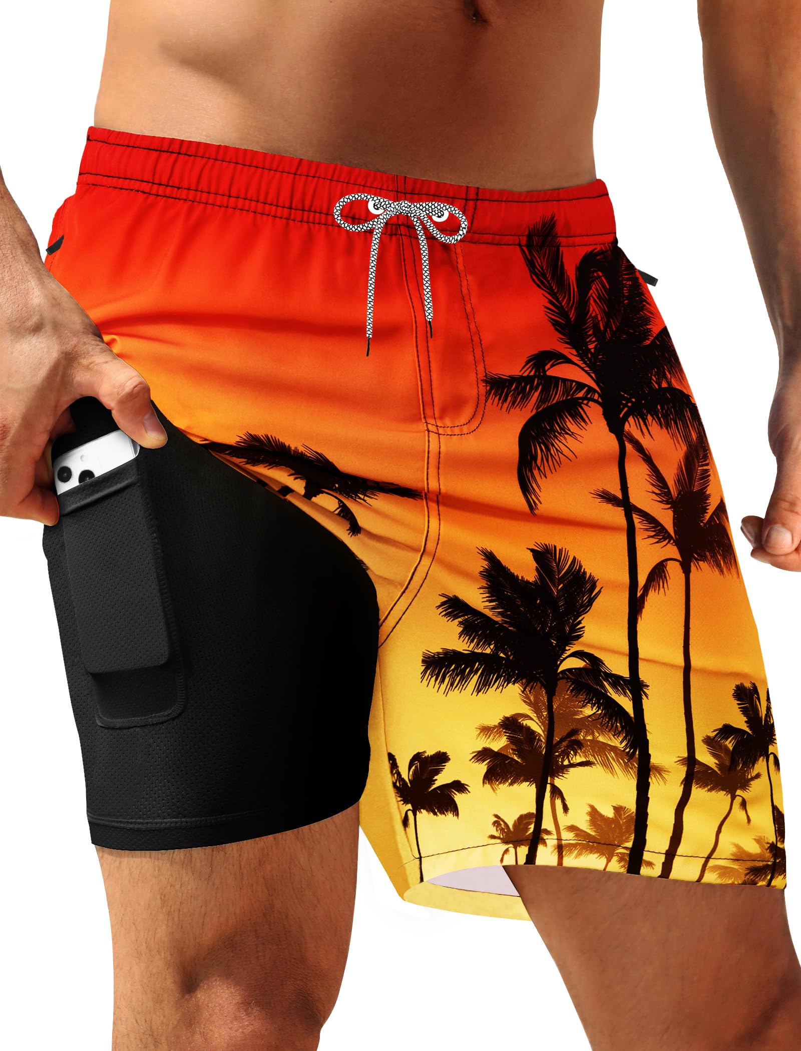 APTRO Men's Swim Trunks 5 Inch Inseam