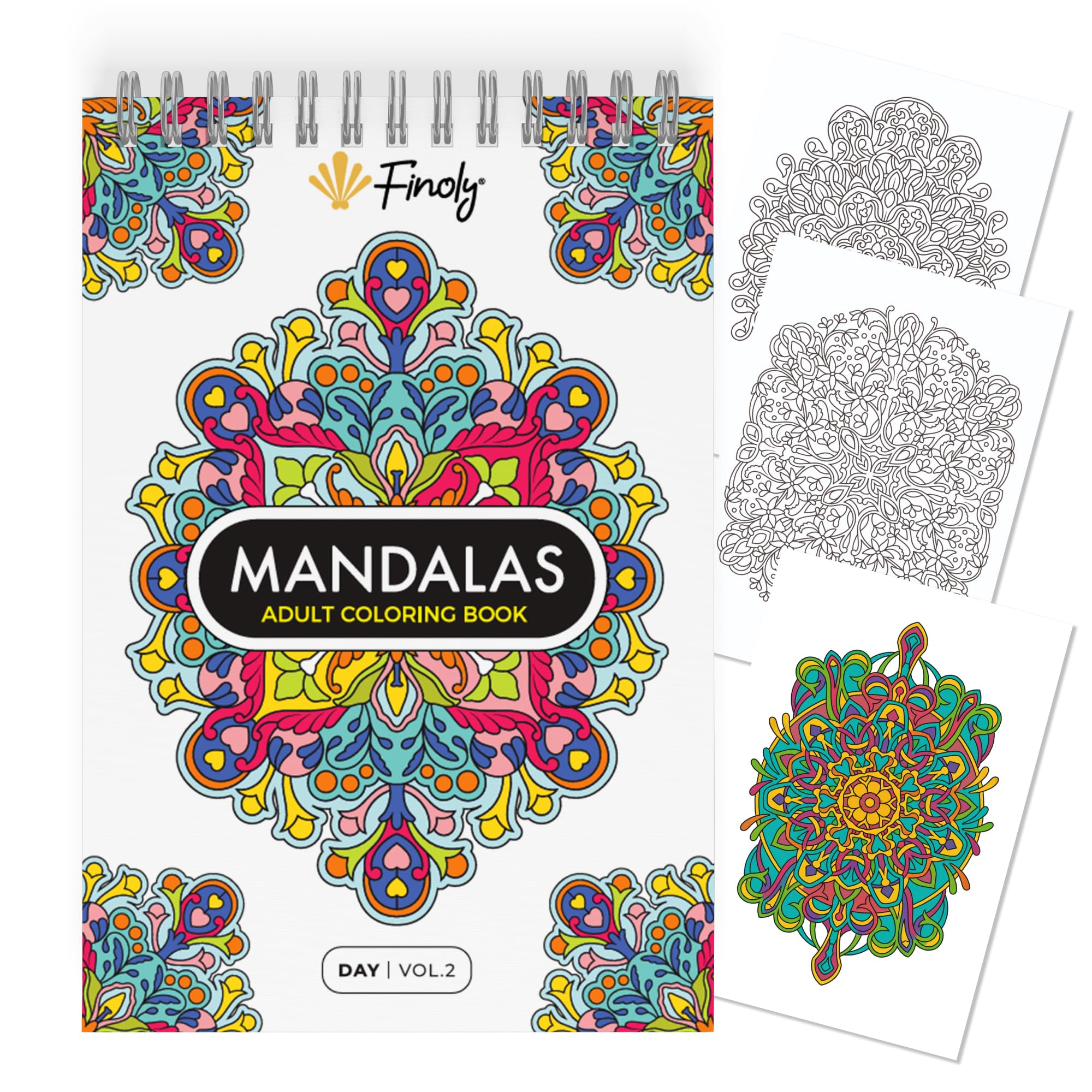 Kleurboek voor Volwassenen 3-in-1 Bundel – Mandala, Doodling & Sayings