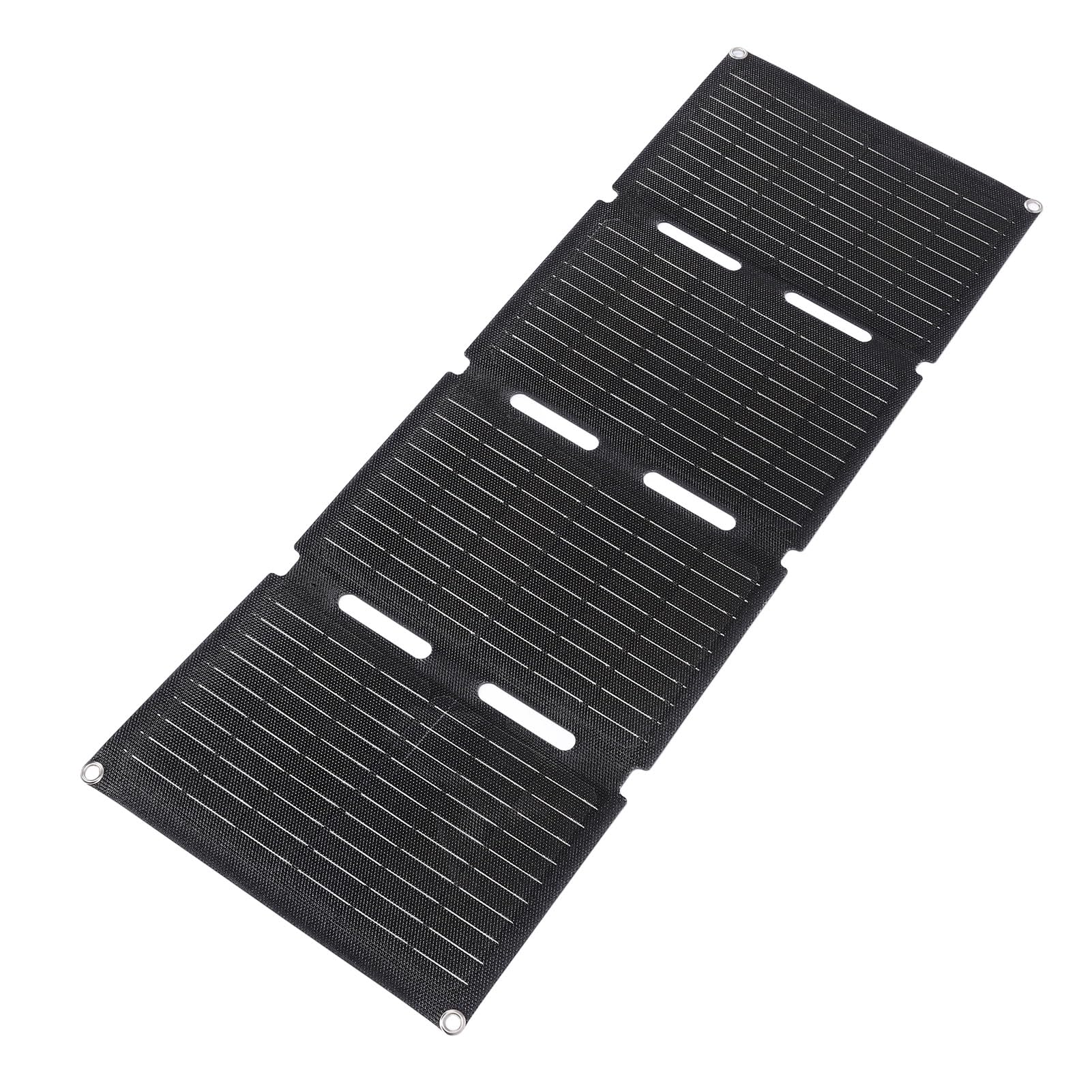 Caricatore del Pannello Solare Pieghevole 80W Dual USB PD Ricarica Rapida Etfe Etfe Monocristallino Pannello Solare Portatile per Campeggio Ed Escursioni