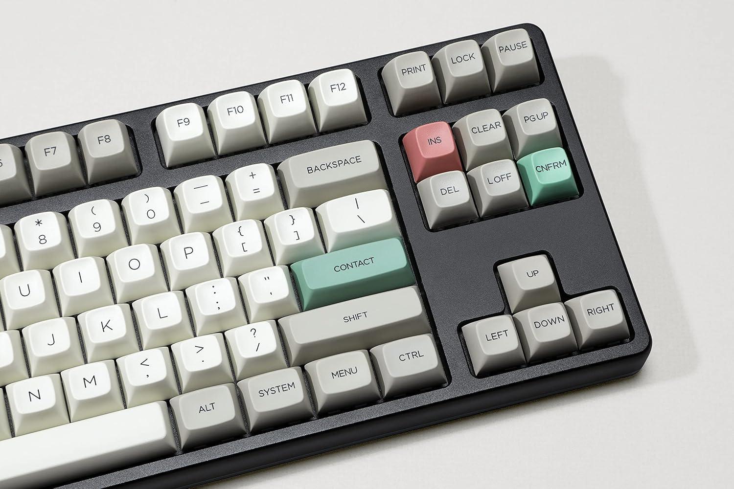 DROP MiTo MT3 9009 PBT Keycap Set, PBT Hi-Profile, Cherry MX Style Mechanical Keyboard Compatible (Novelty Kit)