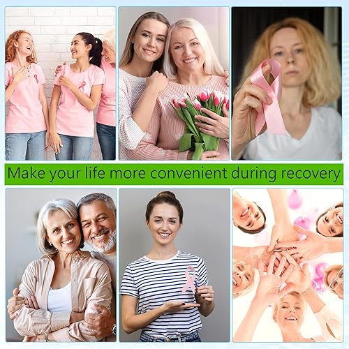 Miniatura 9 de Toma el control de tu recuperación con nuestra innovadora bolsa de drenaje para mastectomía para ducha (gris)