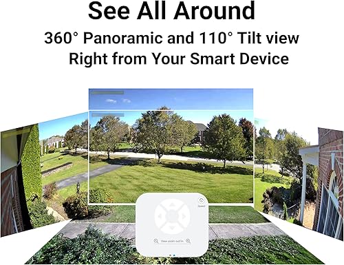 Miniatura 6 de Cámara de seguridad con reflector solar inalámbrico para exteriores, grabaciónnotificación activada por movimientoreflector de 2000 lúmenessirena de