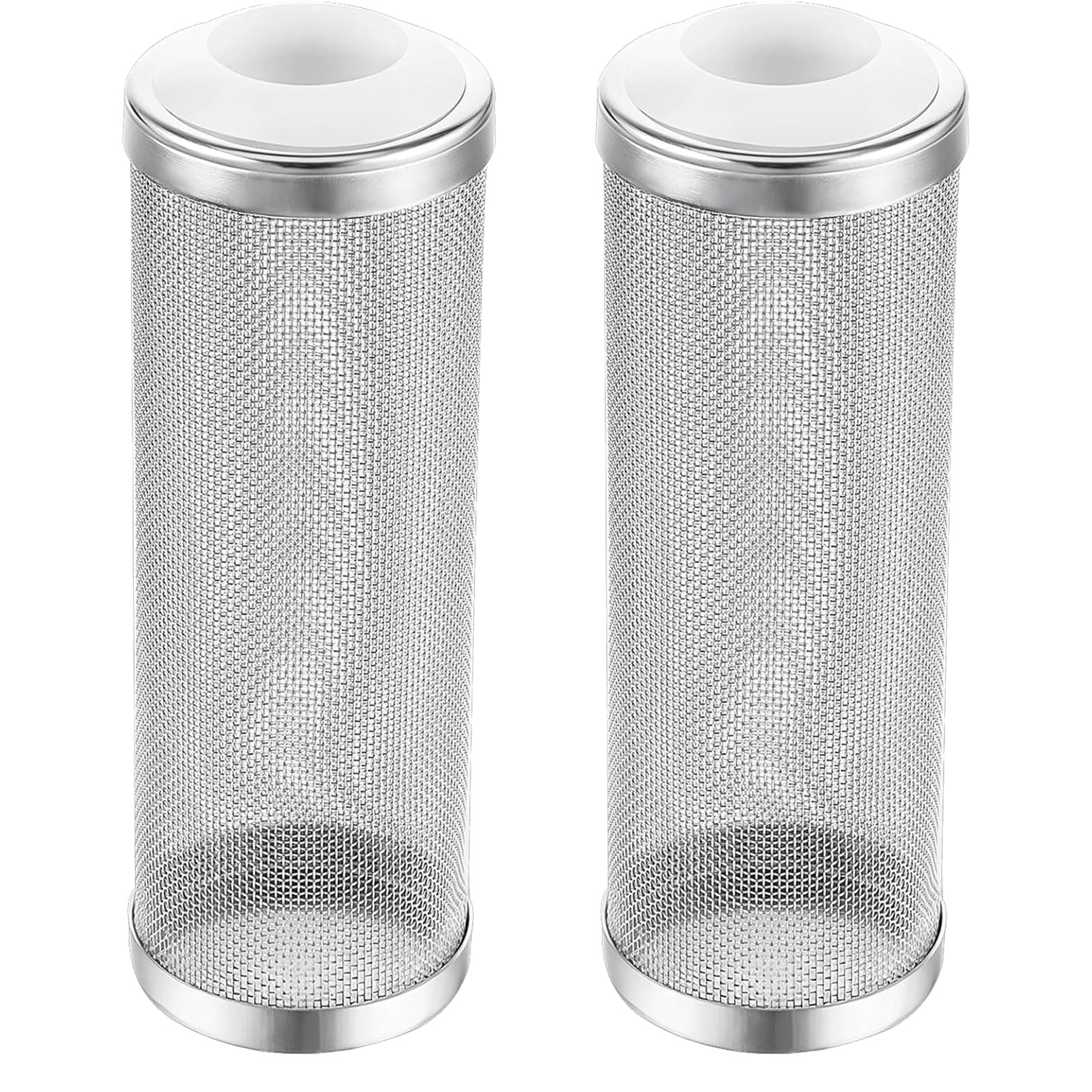 Seully 3 Stück Aquarium Filter Guard, 16 mm Edelstahlfilter Aquarium Filter Zulauf Guard, Ansaugfilter für Fischgarnelen, Verhindert, DASS Fische in den Filter gesaugt Werden, 16 mm