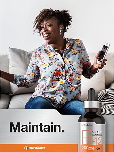 Miniatura 7 de B-12  5000mcg  4oz  Vitamina líquida sublingual de acción rápida sabor a bayas naturales  Fórmula vegetariana, sin OMG y sin gluten  por Horbaach