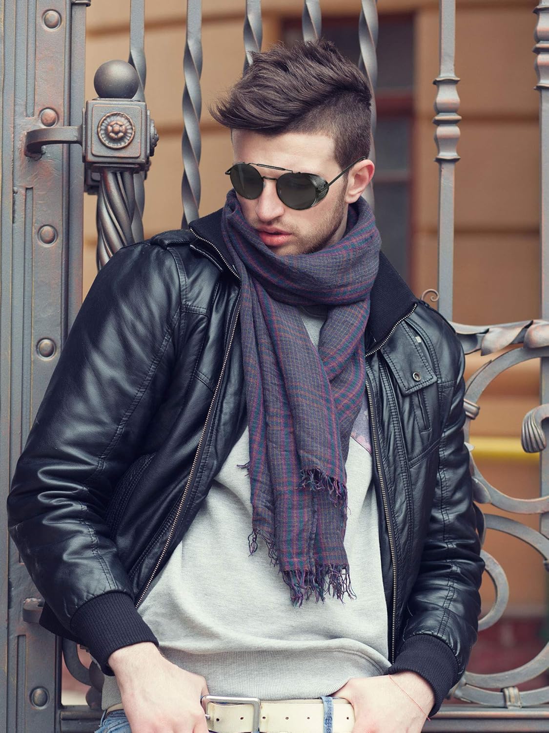 4 Pairs Steampunk Sunglasses Retro Gothic Sunglasses Unisex Vintage Glasses - Image 6