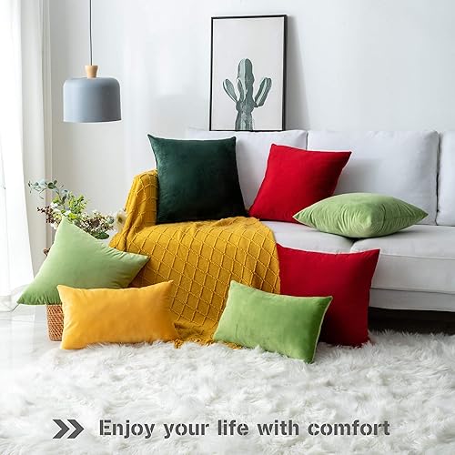 Miniatura 7 de Stellhome - Juego de 2 fundas de almohada de terciopelo