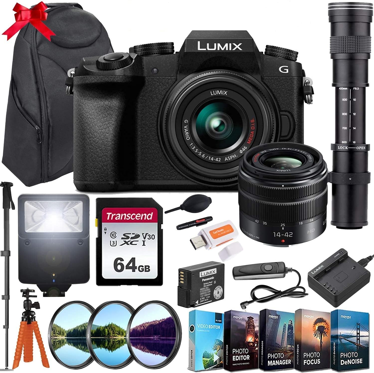 Panasonic Lumix DMCG7 Mirrorless Micro Four Thirds