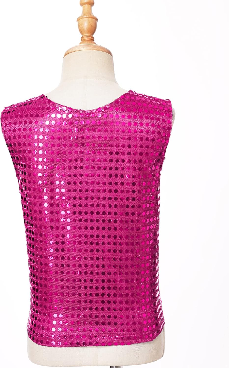 easyforever Girls Boys Sleeveless Shiny Latin Hip Hop Jazz Ballet Dance Crop Top Vest Sports Bra Shirt Festival Costume