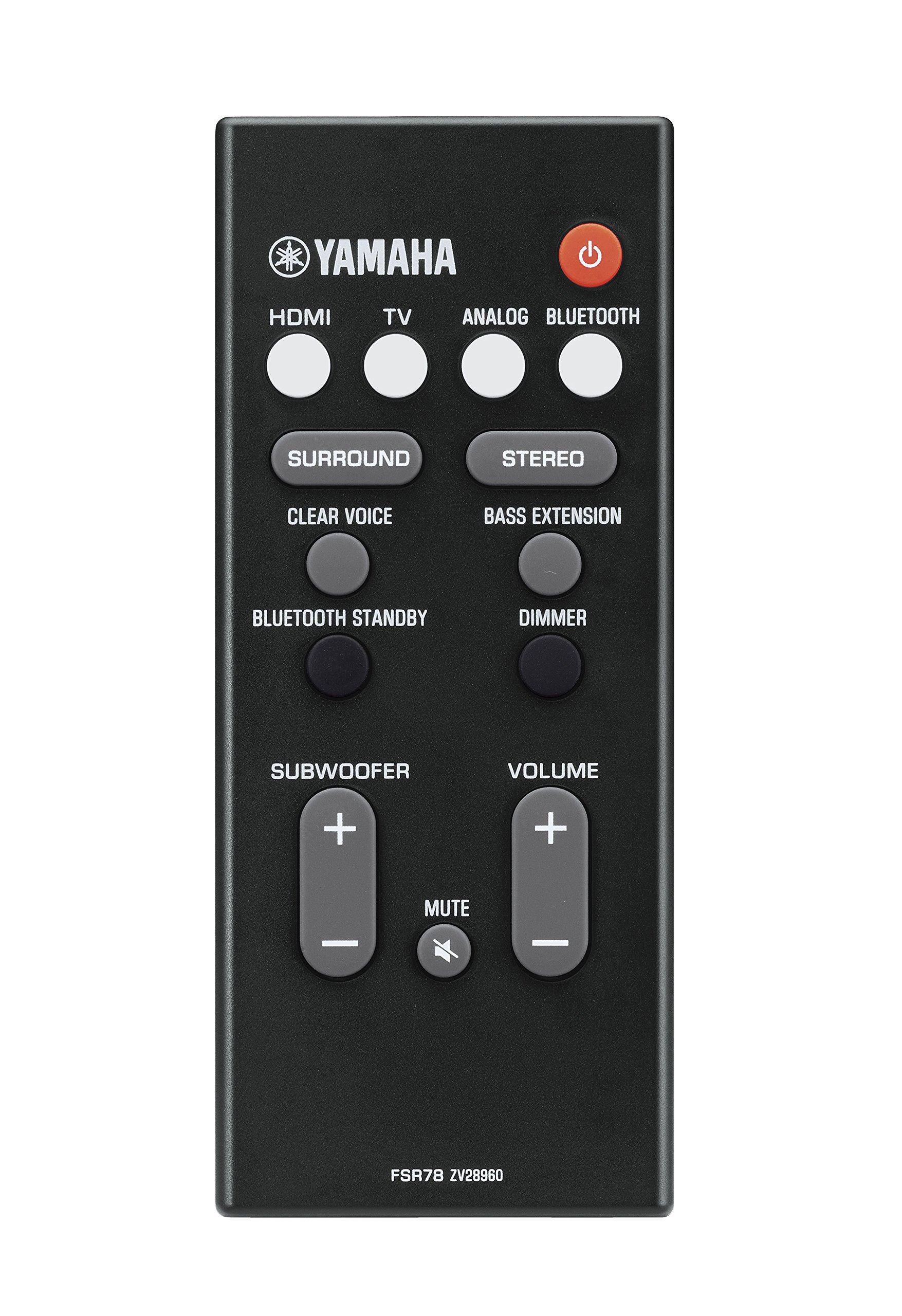 Yamaha YAS -107 Sound Bar (Virtual DTS-X, HDMI, True 4K, Dolby